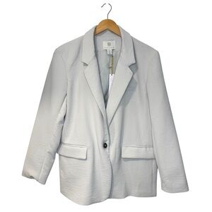 House of Harlow 1960 Formal Business Light Gray Suit Blazer Jacket